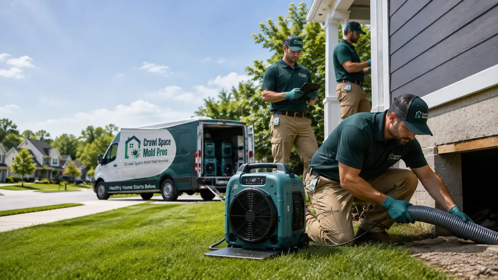 Crawl Space Mold Removal in Verdon, NE